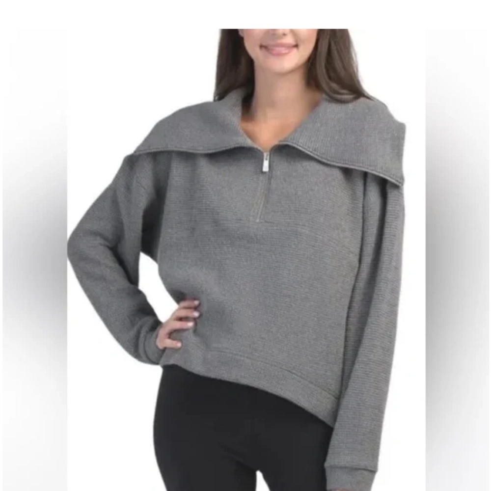 Sweaty Betty | Restful Boucle Half Zip Oversized Elevated Athleisure Size S/M